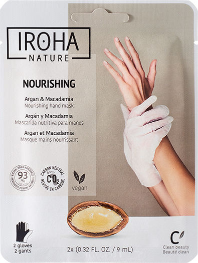 Iroha Nature Argan Νourishing Mask for Hands 18ml