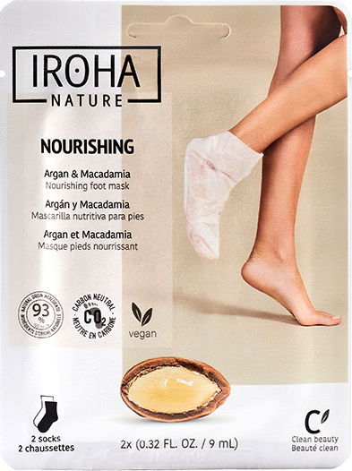 Iroha Nature Argan Νourishing Mask for Legs 18ml