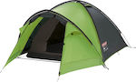 Coleman Pingora 3 Blackout Winter Camping Tent Igloo Green with Double Cloth for 3 People 210x180x110cm