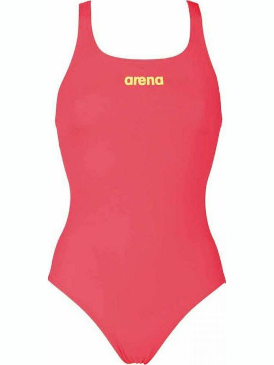 Arena Solid Swim Pro Sportlicher Badeanzug Fuchsie