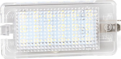 M-Tech Πλαφονιέρα Led Πορτ-Παγκαζ Hyundai 18Led 2τμχ