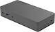 Lenovo ThinkPad Essential USB-C Docking Station mit HDMI/DisplayPort 4K PD Ethernet und Verbindung 2 Monitore Gray