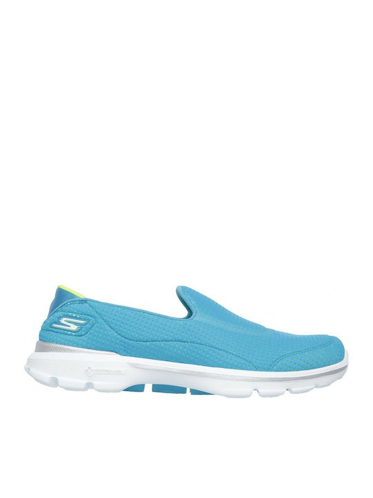 Skechers Gowalk Unfold Damen Sneakers Hellblau