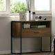 Bodenstehende Schminktisch Schlafzimmer Holz-Holzmetall 90x40x76cm