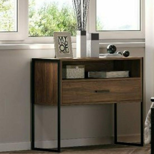 Bodenstehende Schminktisch Schlafzimmer Holz-Holzmetall 90x40x76cm