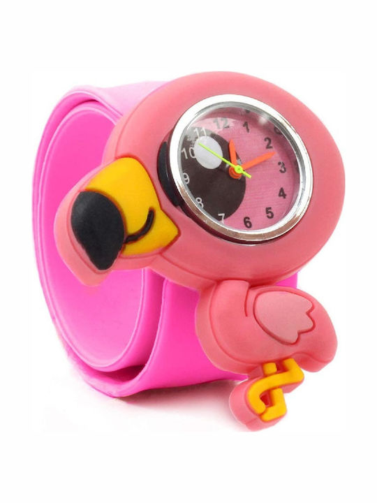 Wacky Watches Παιδικό Αναλογικό Ρολόι Wacky Ροζ