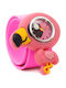 Kids Analog Watch Wacky with Rubber/Plastic Strap Pink