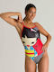 Arena Crazy Kokeshi Athletic One-Piece Swimsuit