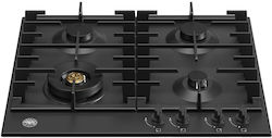 Bertazzoni P60 4L MOD NE Gas-Kochfeld autonom Edelstahl 60.2x52.2εκ.