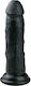 Easytoys Glass Dildo With Suction Cup Black 15.5cm