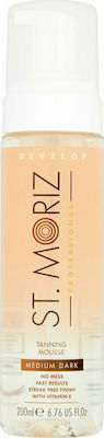 St. Moriz Tanning Selbstbräuner Mousse Gesicht & Körper Mittel Dunkel 200ml