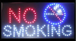 "No Smoking" LED Signs with Motion One - Sided 50x26cm