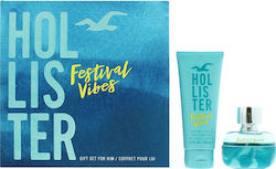 Hollister Hollister Festival Vibes for Him Ανδρικό Σετ με Eau de Toilette Hollister Hollister Festival Vibes for Him Ανδρικό Σετ με Eau de Toilette