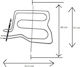 C00016054 Element De Încălzire Superior De Schimb Pentru Cuptor Compatibil Cu Indesit / Ariston