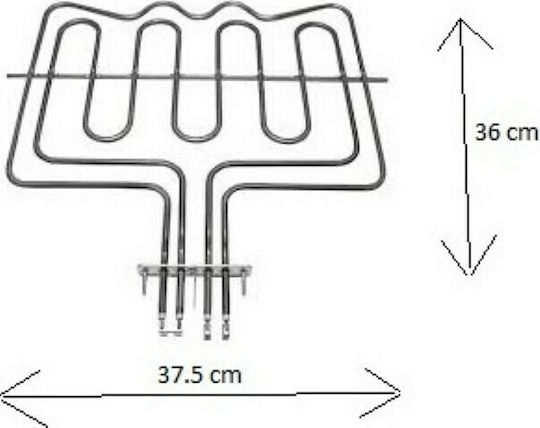 AEG 8996619265334 Replacement Oven Heating Element Compatible with AEG / Electrolux / Zanussi 36x37.5cm