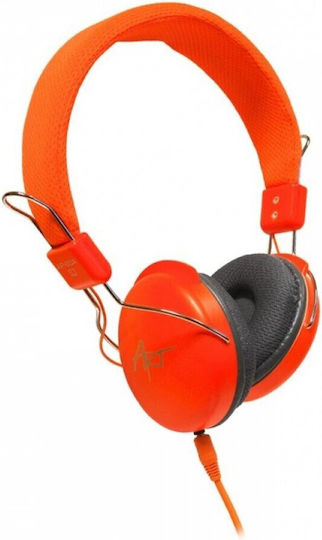 Art AP-60A Ενσύρματα On Ear Ακουστικά Πορτοκαλί