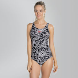 Speedo Boom Allover Active Swimsuit Black