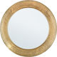 Bizzotto Adara Wall Mirror with Gold Metallic Frame Diameter 80cm 1pcs