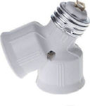 Geyer Socket Extension for E27 White ADE272E27