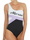 Ellesse Ogni One-Piece Swimsuit with One Shoulder