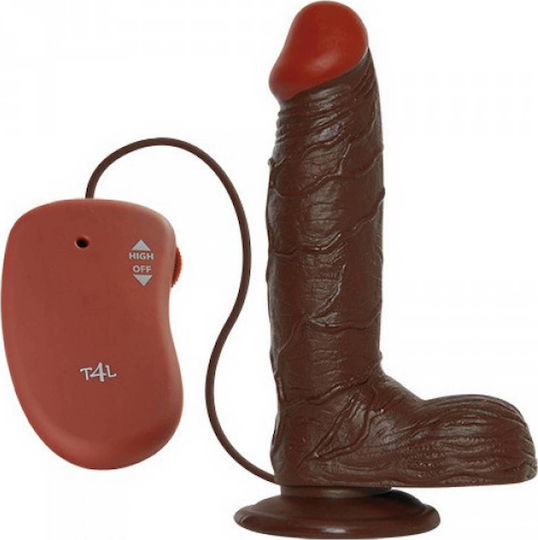 Toyz4lovers Real Rapture Natural Living Earth Flavour Ρεαλιστικός Δονητής 19cm Brown