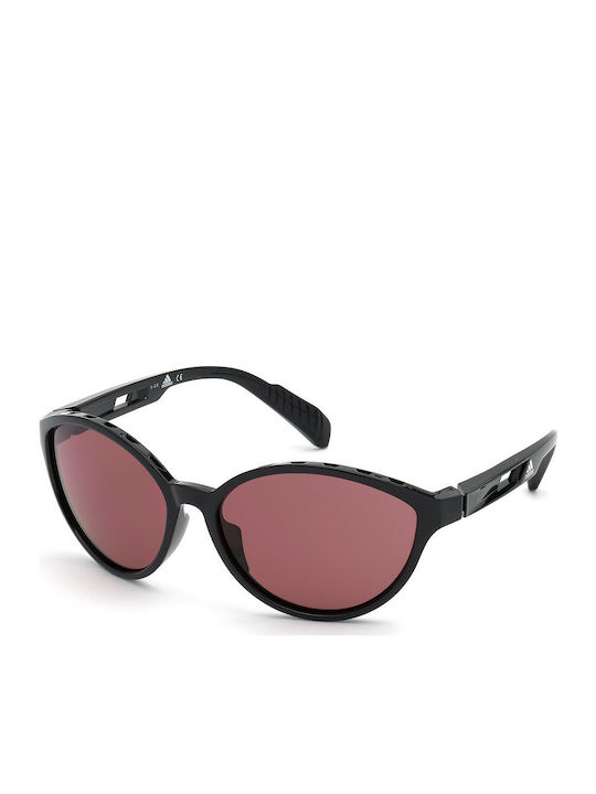 adidas Women's Sunglasses with Black Plastic Frame SP0012 01Y
