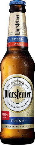 Warsteiner Brauerei Fresh Low Alcohol Beer Bottle 330ml