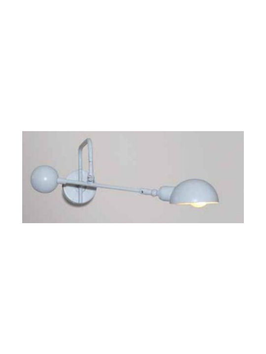 Home Lighting Vintage Lumină de Perete cu Soclu E14 Alb 15x16.5x15cm