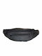 RCM 15-3497 Men's Leather Waist Bag Black