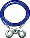 Car Towing Equipment Steel Wire Rope with Towing Capacity up to 7 Tons in Blue Colour