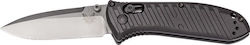 Benchmade Mini Presidio II Briceag Negru în Toc