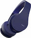 Havit HV-I66 Wireless / Wired On Ear Headphones with Radio with 6 hours of Operation Blue 21.05.0013