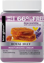 Bio Glow Royal Jelly Moisturizing Cream Body with Aroma Lavender 500ml