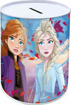 Διακάκης Frozen 2 562474 Children's Money Box Metal Purple 10x10x15cm