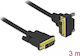 DeLock DVI Cables DVI-D Male to DVI-D Male Length 3m Black