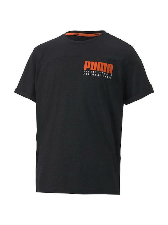 Puma Alpha Advanced Tee Παιδικό T-shirt Μαύρο