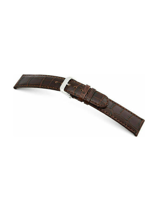 Strap LEATHER RIOS Argentina Brown Mocha 16mm