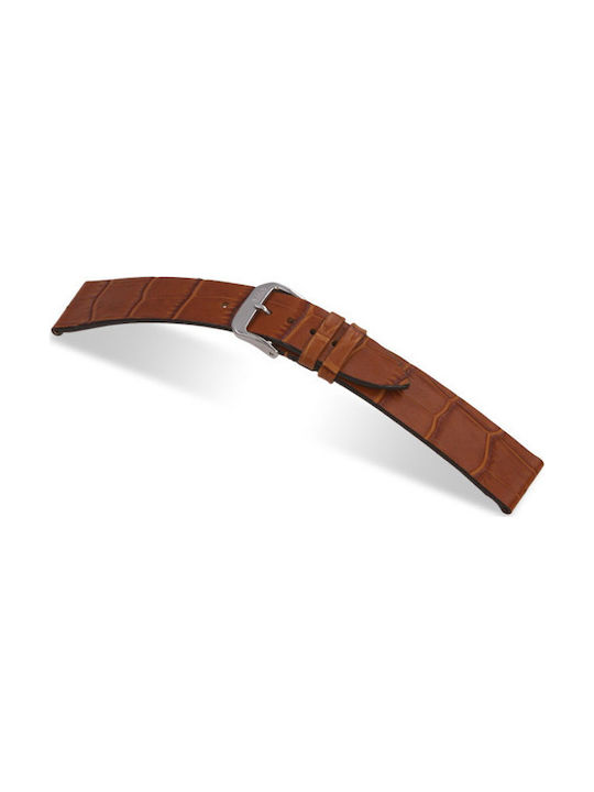 Strap LEATHER RIOS Miami Brown Taba 16mm