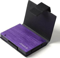Orico Hard Disk Case 2.5" Μωβ ORI-25AU3-PU 73-25AU3-PU
