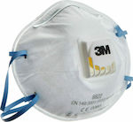 3M 8822 NR D Μάσκα Προστασίας FFP2 με Βαλβίδα σε Λευκό χρώμα 1τμχ