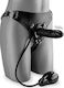 Baile Inflatable Vibrating Strap On With Automatic Pump Up Арсенал с Единично Дилдо и Вибрация в Черен цвят