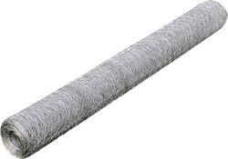 vidaXL Plasă De Sârmă Galvanizată Gri 25x1m 140116 vidaXL Plasă De Sârmă Galvanizată Gri 25x1m 140116