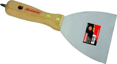 Benman Spatulă cu șurubelniță Inox 150mm cu Mâner de Lemn 71085