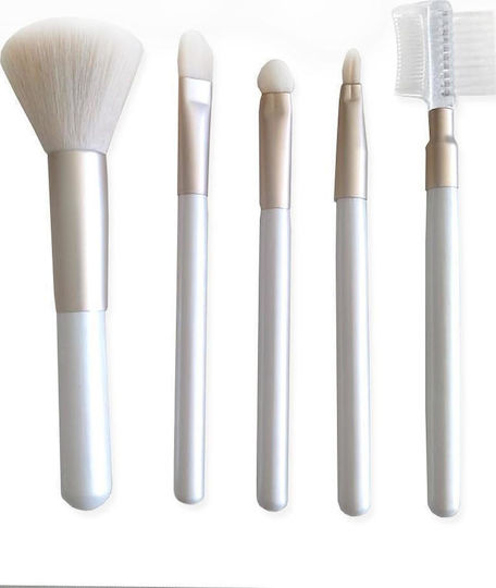 Professionell Set mit Make-up-Pinseln aus synthetischem Haar 5Stück