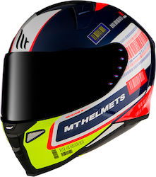 MT Revenge 2 RS Full Face Helmet DOT / ECE 22.05 1450gr A0 Gloss Pearl Blue