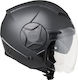 CGM 129A Illinois Jet Helmet with Sun Visor ECE 22.05 1100gr Antracite Matt 129A-BLV-10