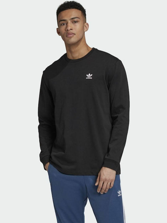 Adidas Back + Front Print Trefoil Men's Sweatshirt Black