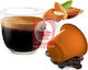 Tiziano Bonini Mandorlino Chocolate Capsule Compatible with Nespresso Machines 10pcs
