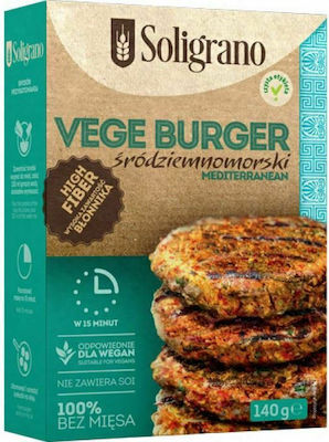 Soligrano Μείγμα Burger Μεσογειακό Λαχανικών Τομάτα Ρεβίθια σε Σκόνη 140gr