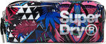 Superdry Plastic Pencil Case Super Jelly with 1 Compartment Multicolour